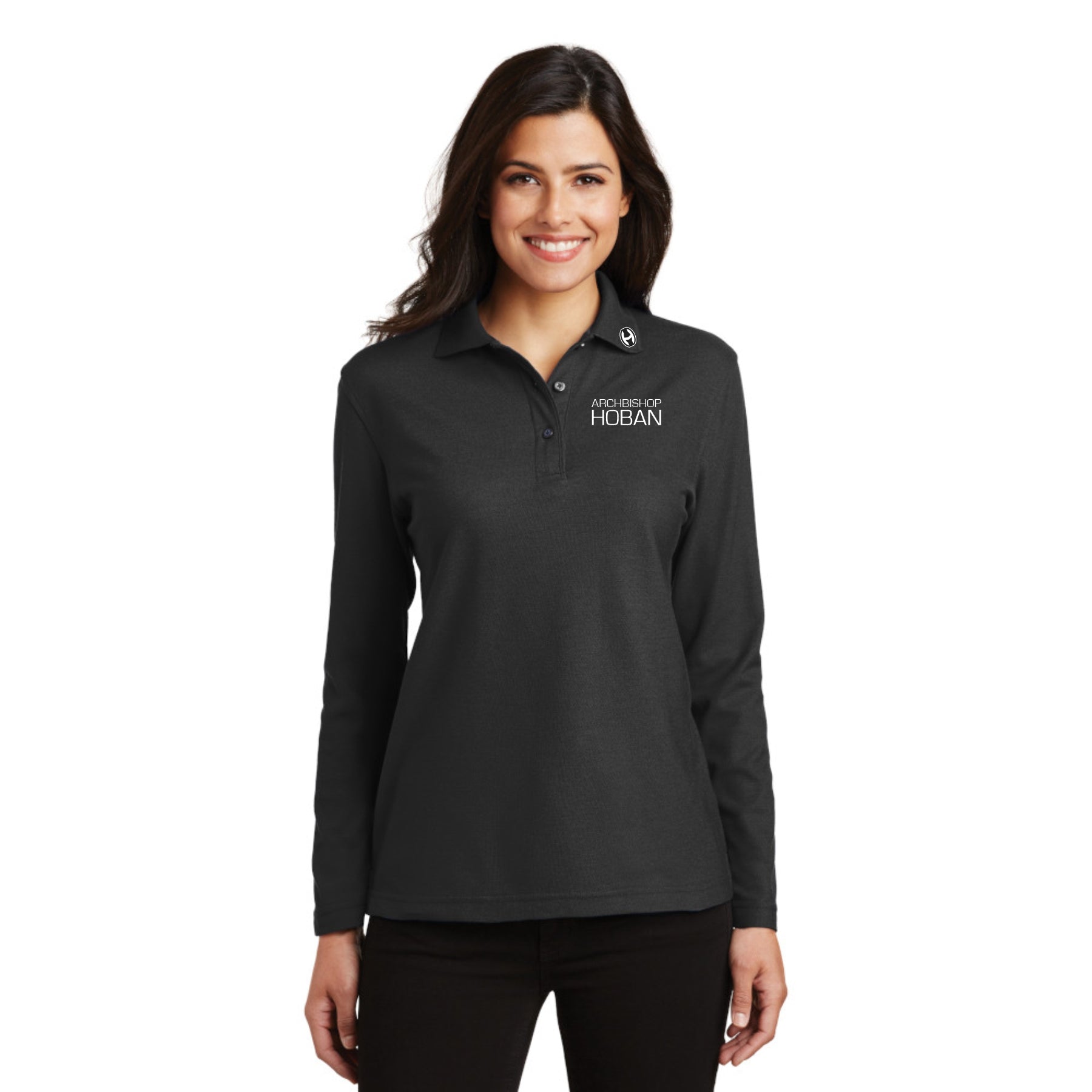 Ladies Long Sleeve Polo Shirt by Port Authority (click for more color options)