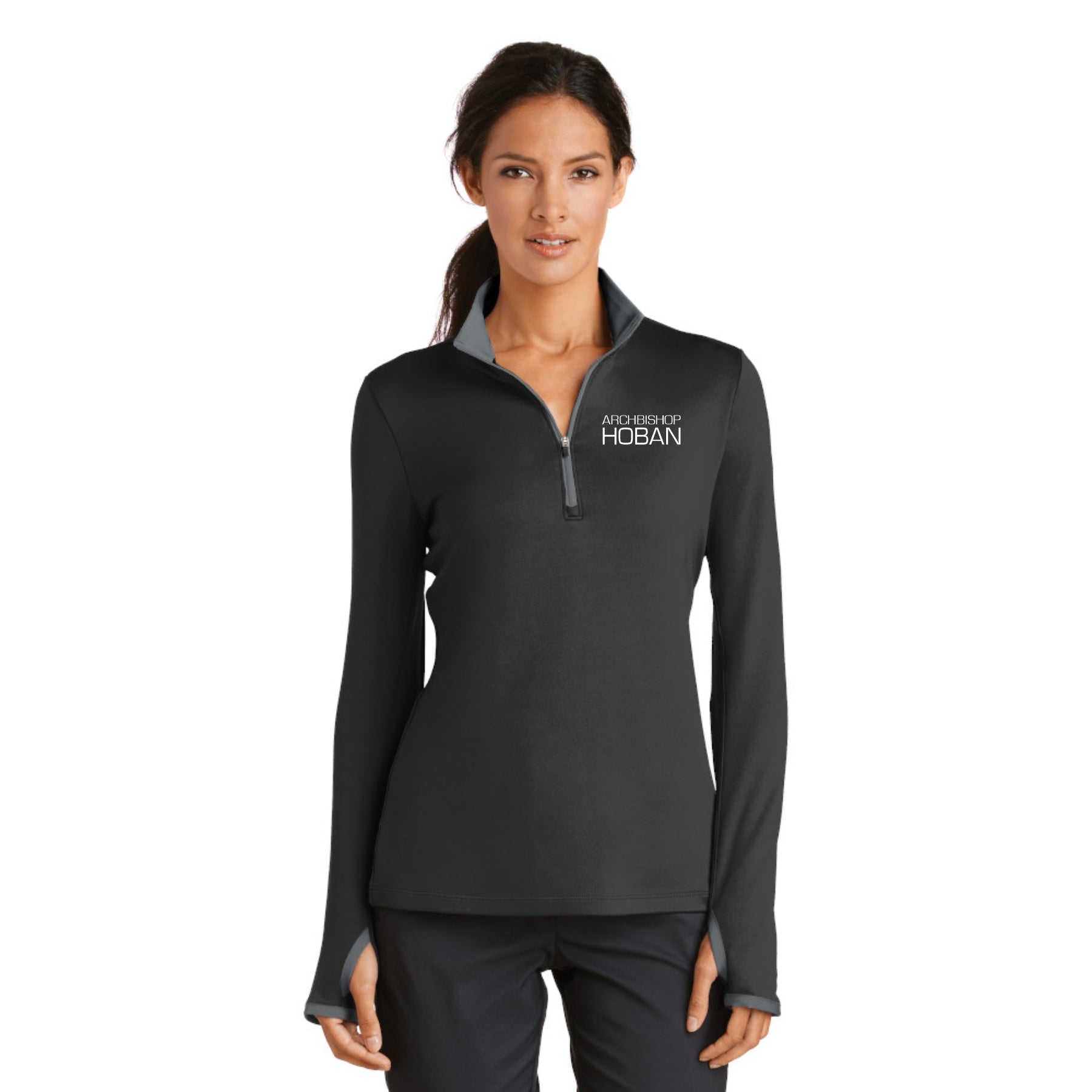 Ladies Stretch Quarter Zip Cover Up by Nike