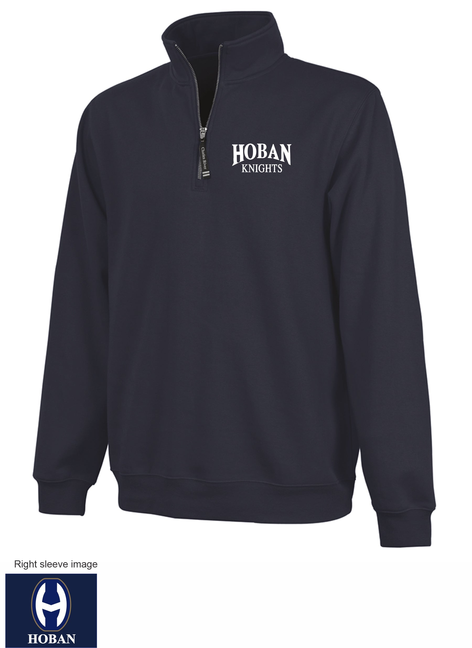 Unisex Quarter Zip Pullover by Charles River