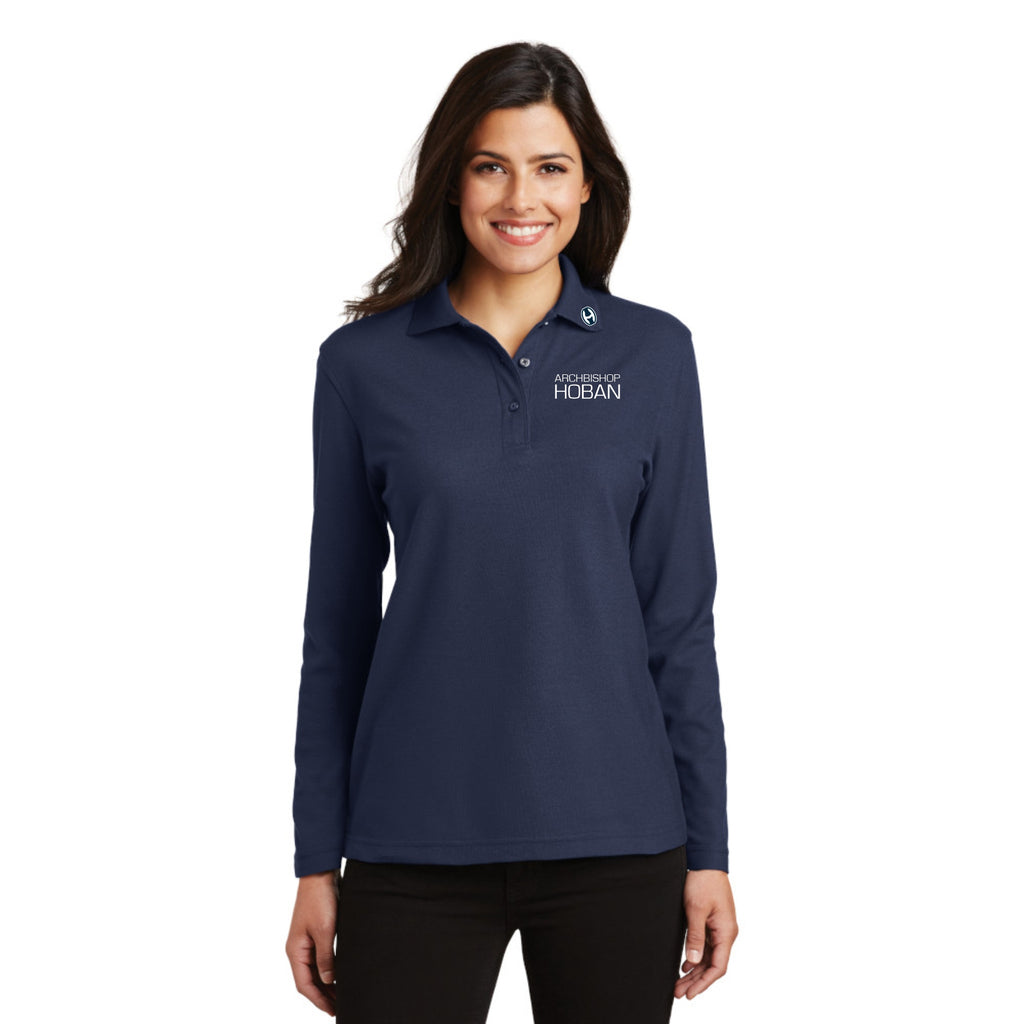 Ladies Long Sleeve Polo Shirt by Port Authority