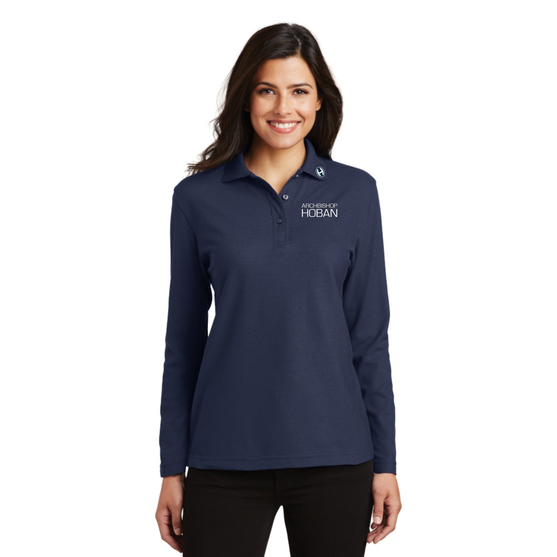 Ladies Long Sleeve Polo Shirt by Port Authority
