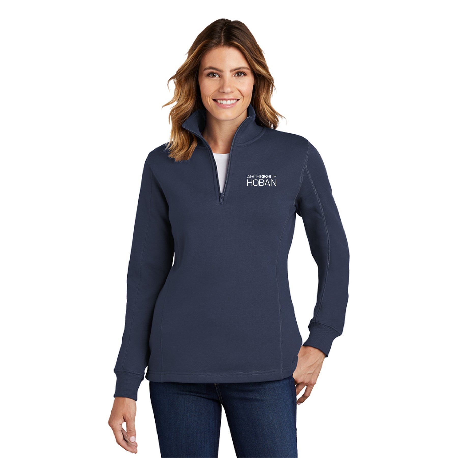 Ladies Quarter Zip Pullover by Sport-Tek